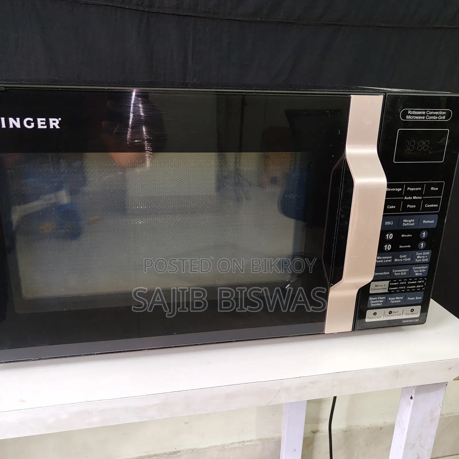 Singer SMW30GCB8 Microwave Oven – 30L Convection + Grill