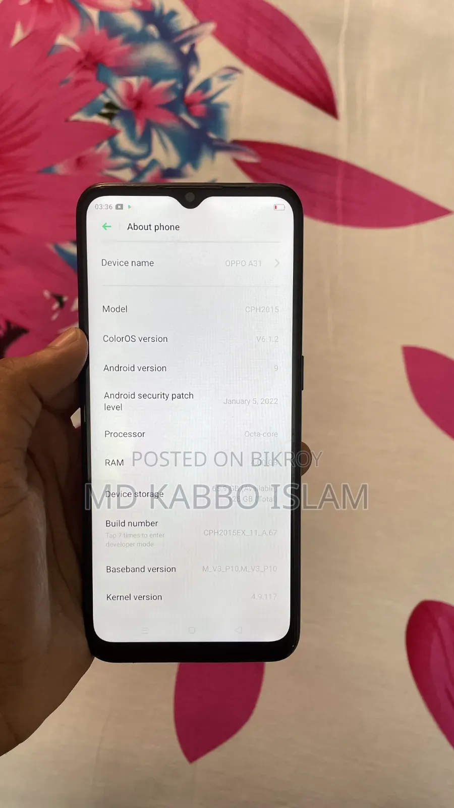 Oppo A31 128 GB Black