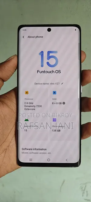 ভিভো ভি২৭ ১২৮ জিবি