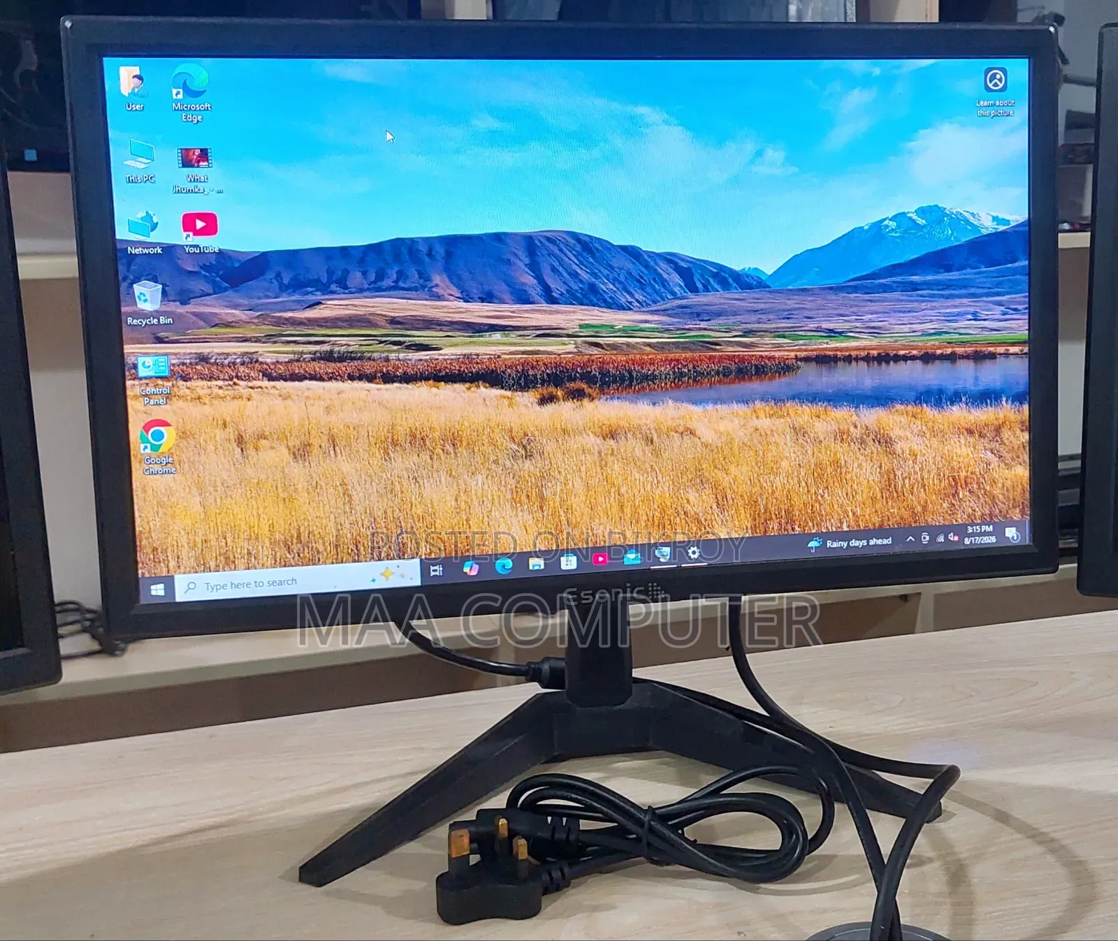 Discount Offer >19" Esonic Brand Led Monitor With Replacement Warranty