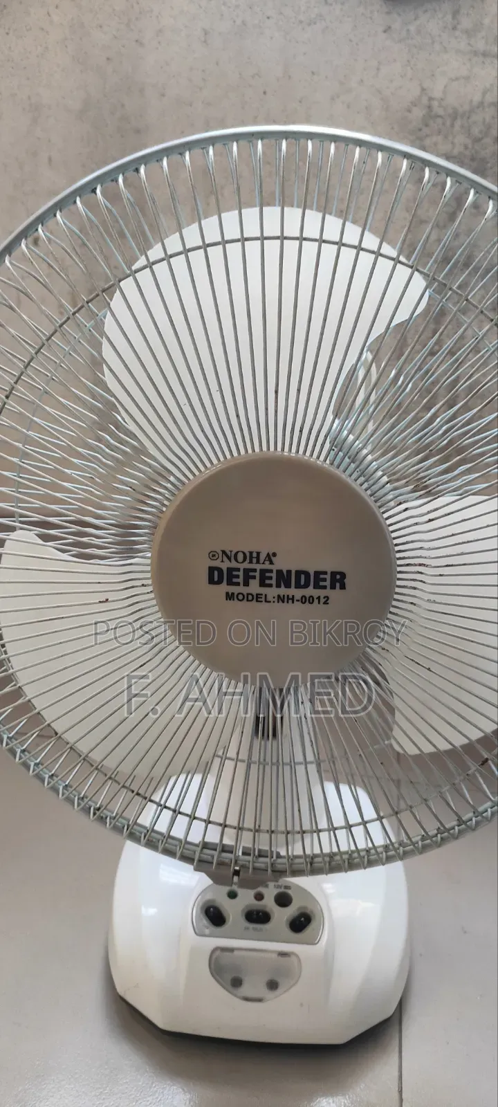 Defender Rechargeable Fan