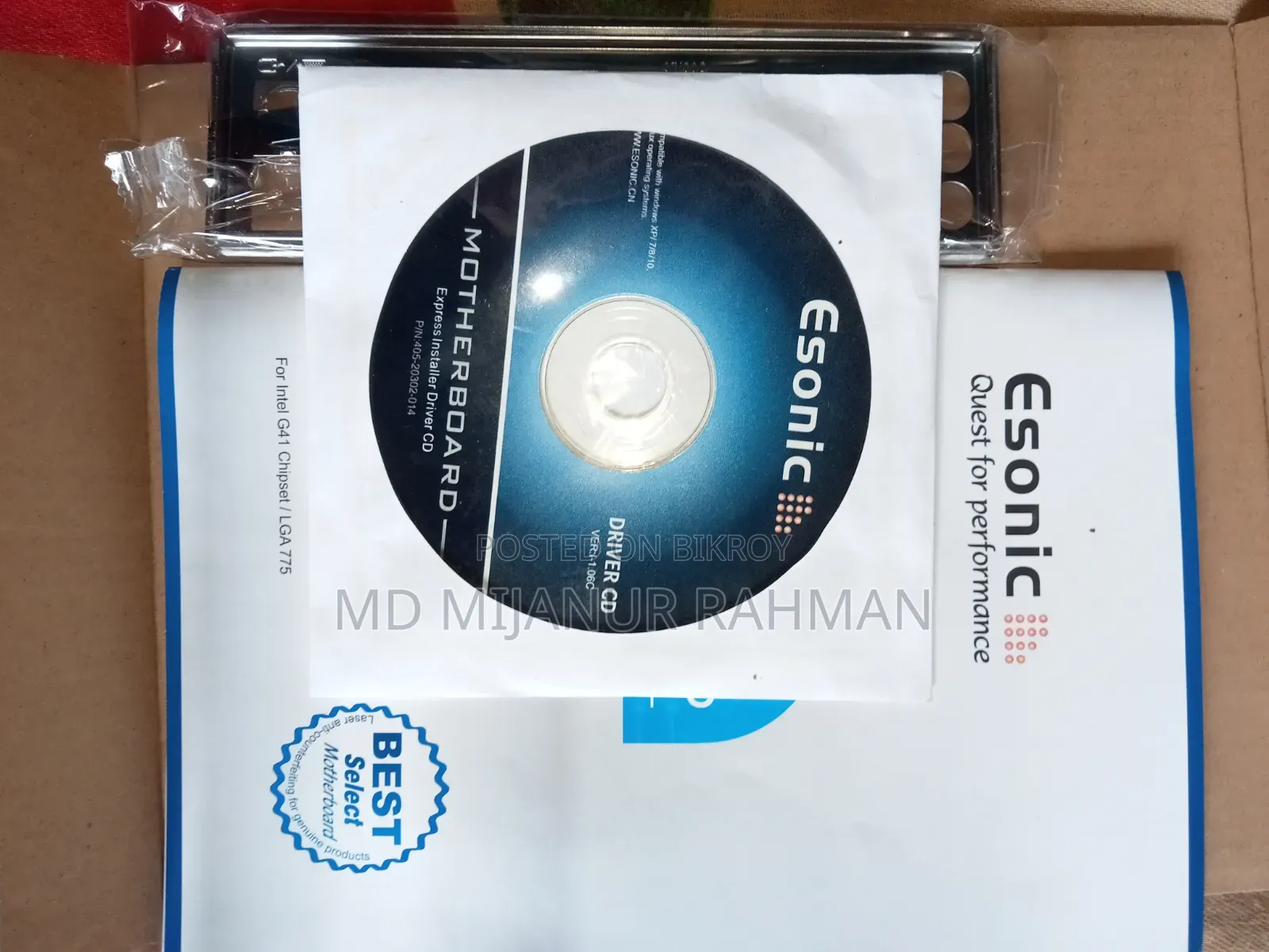 ESONIC G41CPL Motherboard DDR3 =