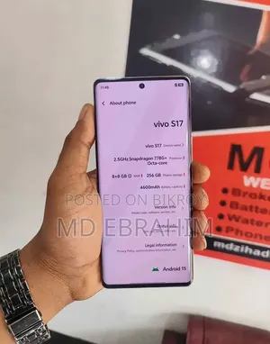 New Vivo S17 Pro 256 GB White