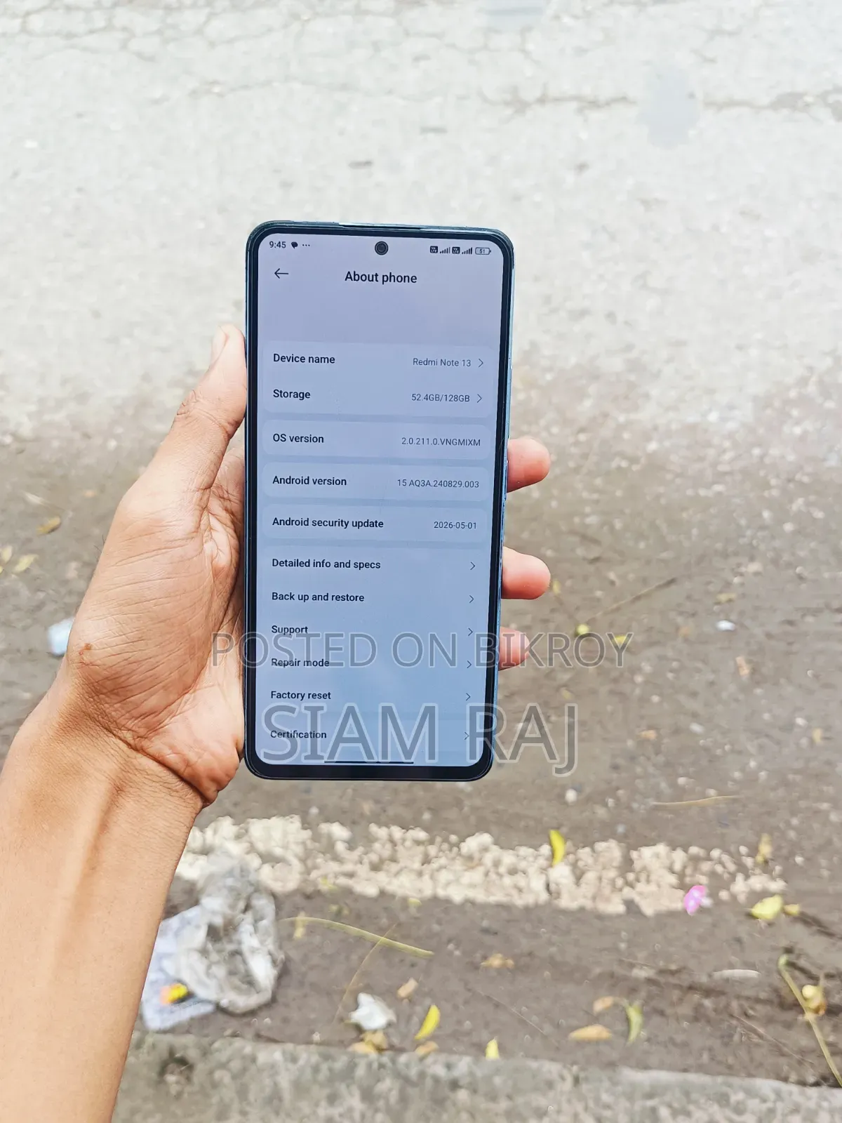 Xiaomi Redmi Note 13 128 GB Bronze