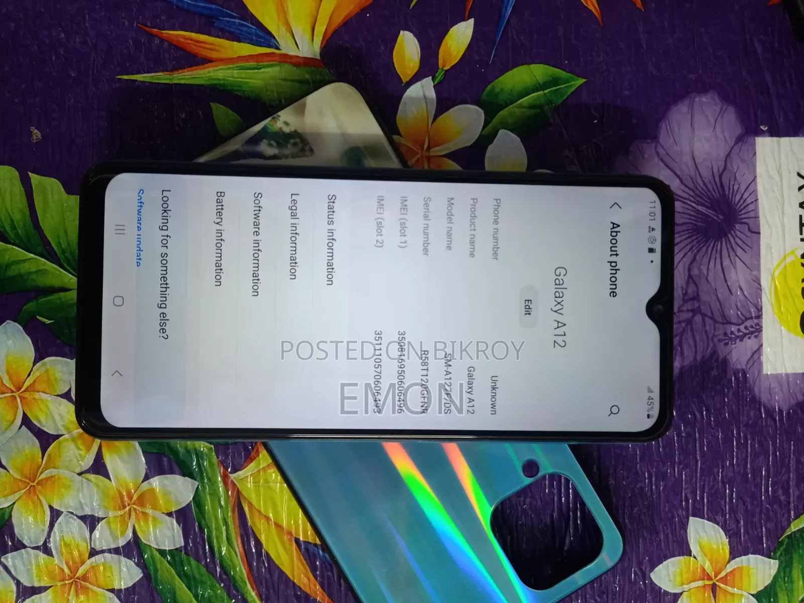 স্যামসাং গ্যালাক্সি এ১২ ১২৮ জিবি ব্লু