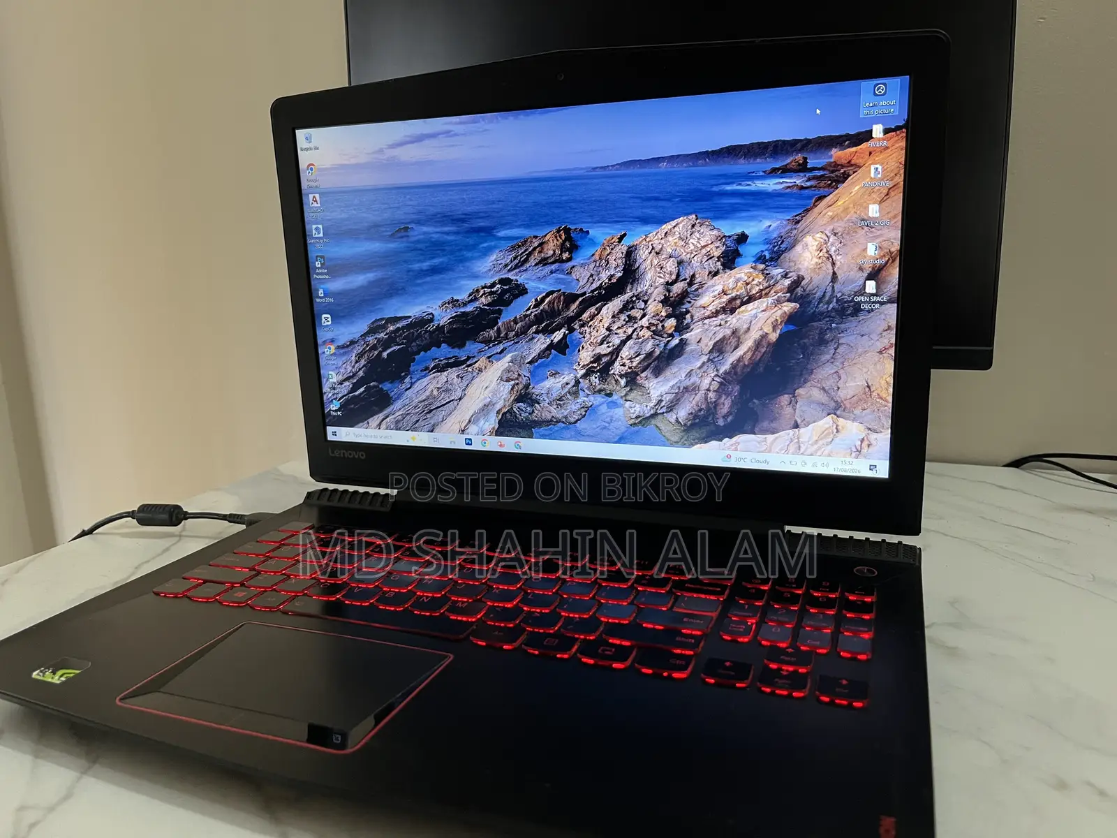 Laptop Lenovo Legion Y520 24GB Intel Core i7 SSD 256GB