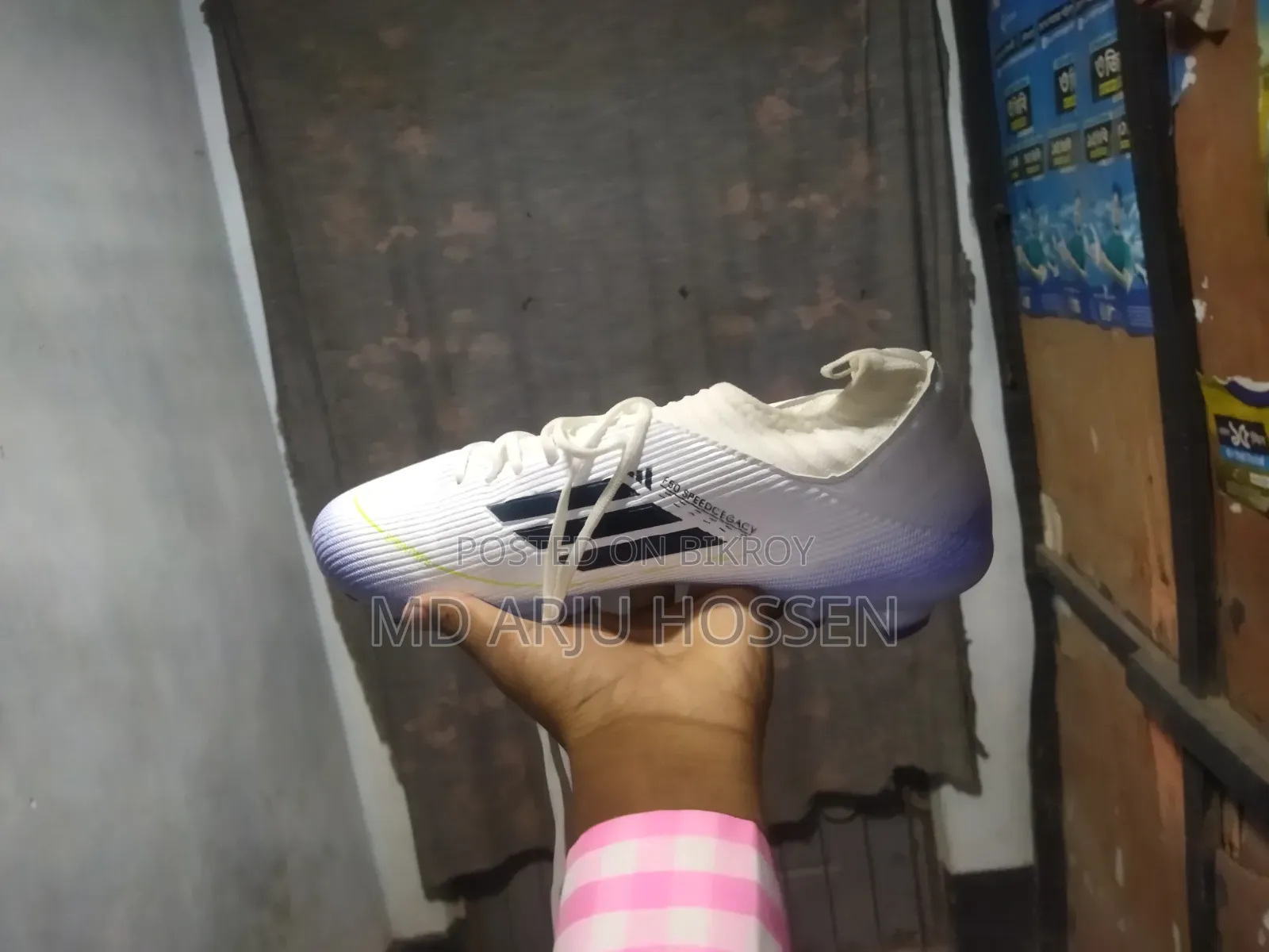 F50 New Football Boot+ শর্ট মোজা+ সেফ গার্ড +ব্যাগ
