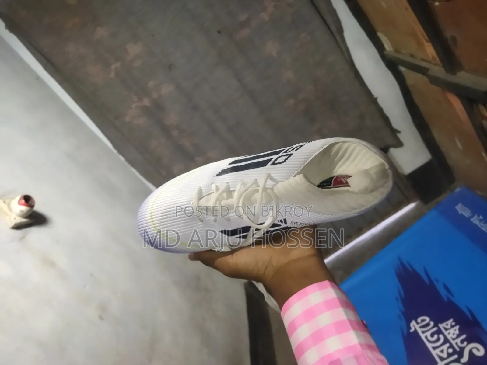 F50 New Football Boot+ শর্ট মোজা+ সেফ গার্ড +ব্যাগ