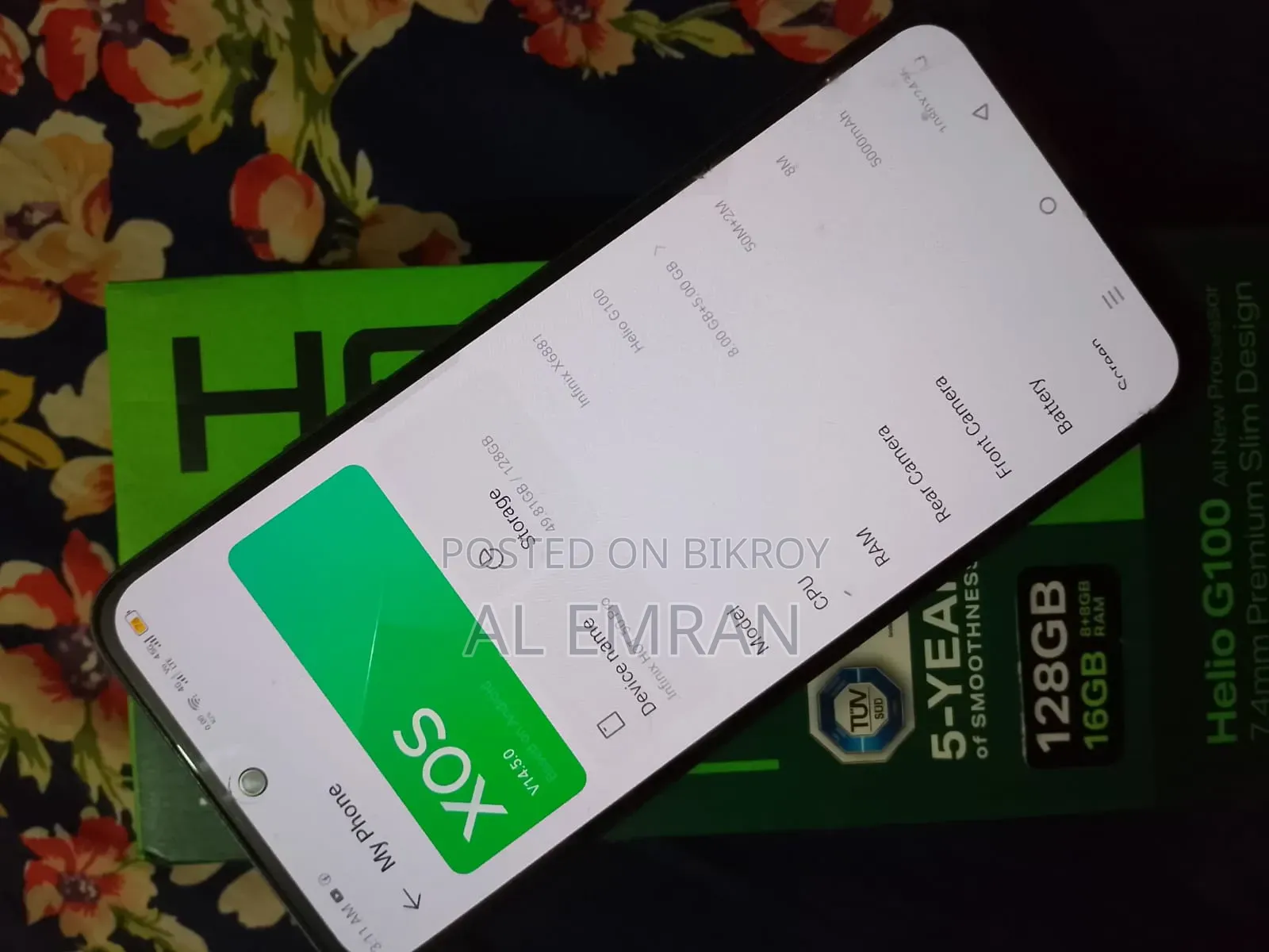 Infinix Hot 50 Pro 256 GB Blue