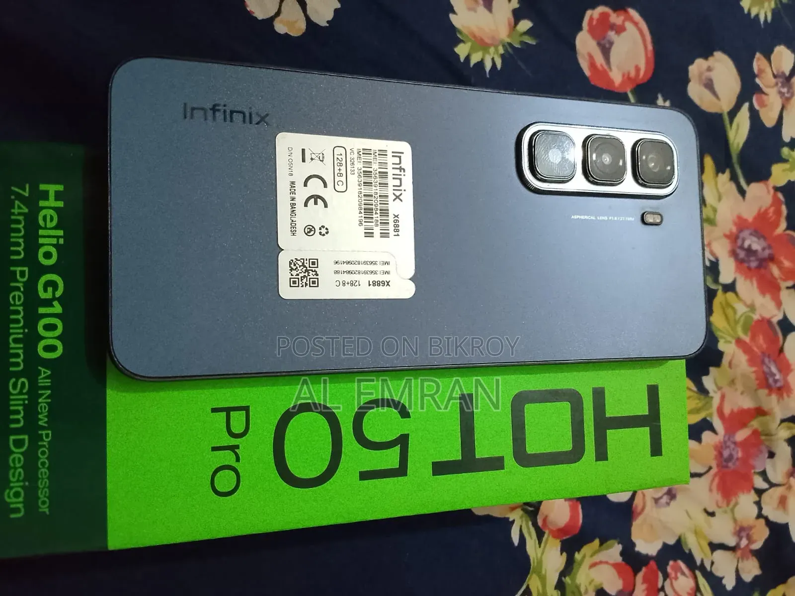 Infinix Hot 50 Pro 256 GB Blue