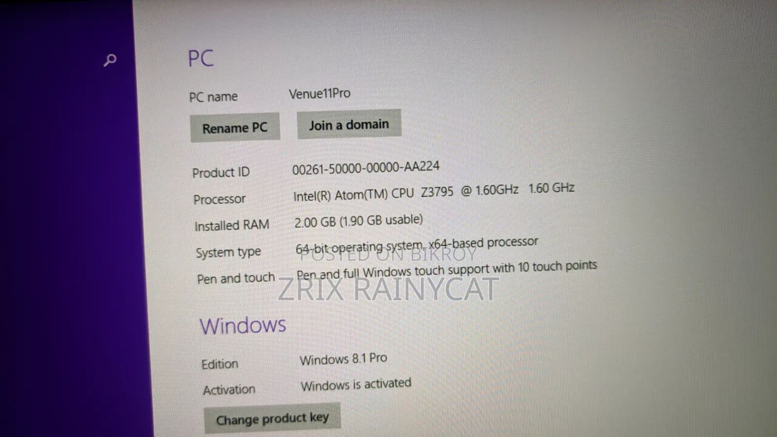 Laptop Dell 2GB Intel Atom eMMC 60GB