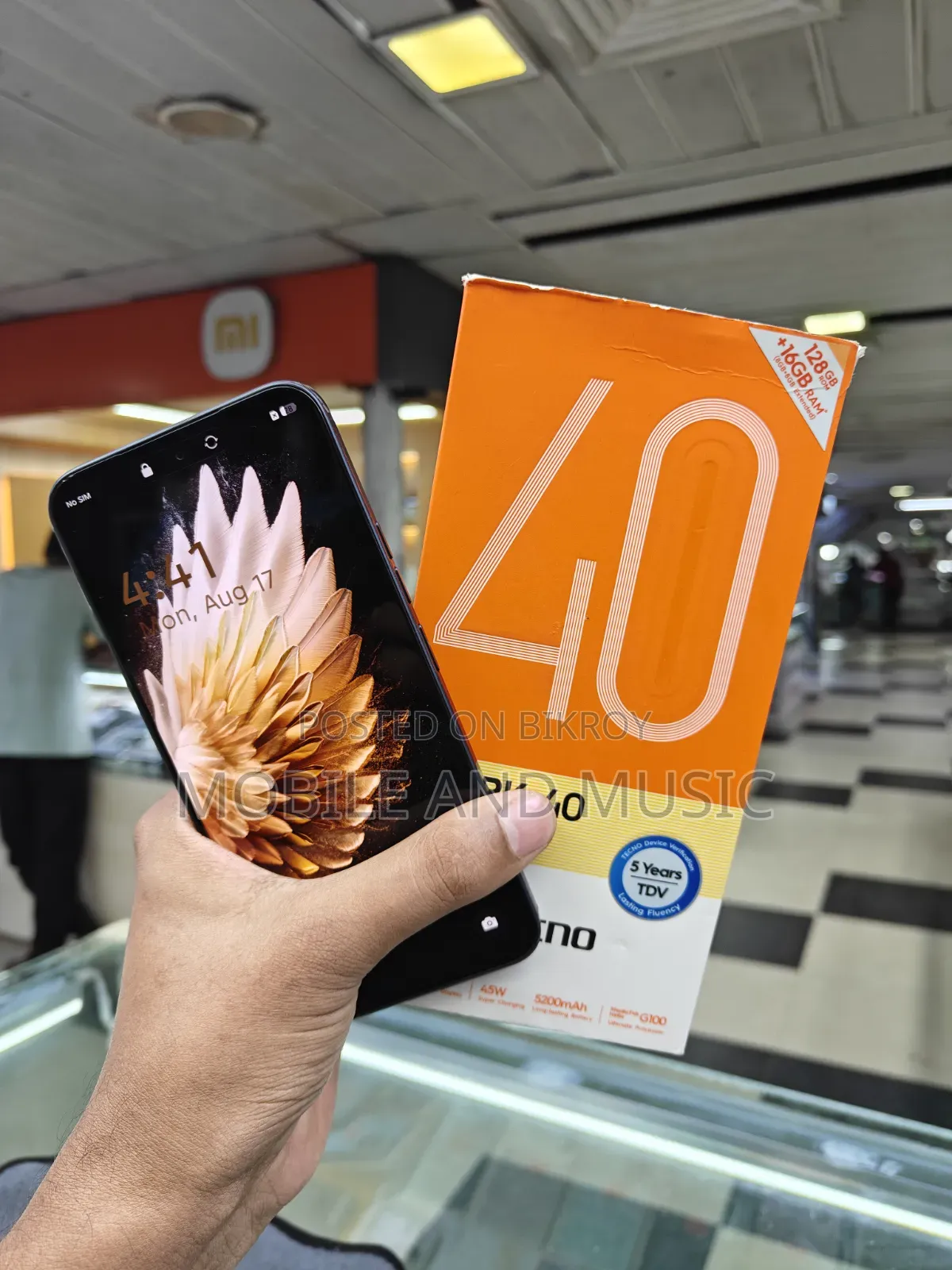 Tecno Spark 40 Pro 128 GB Black