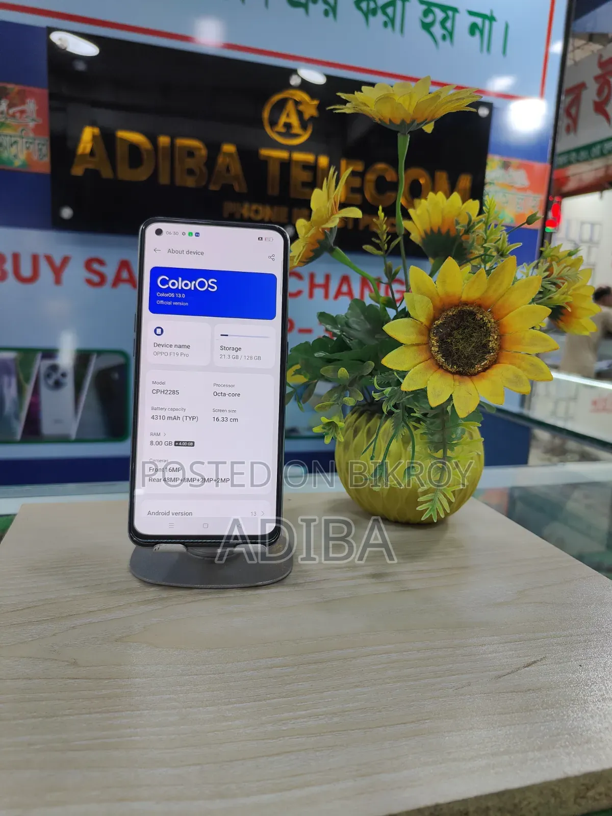 Oppo F19 Pro 128 GB Silver