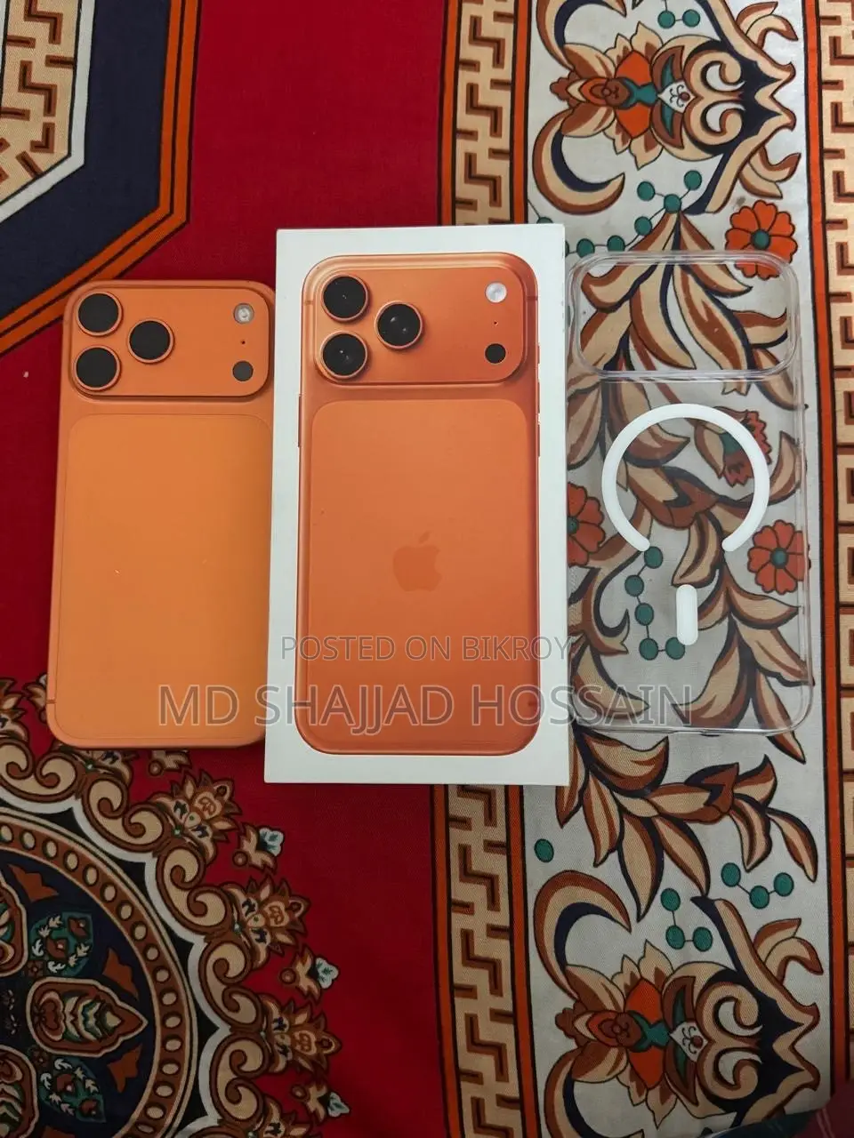 অ্যাপল আইফোন ১৭ প্রো ম্যাক্স ২৫৬ জিবি অরেঞ্জ