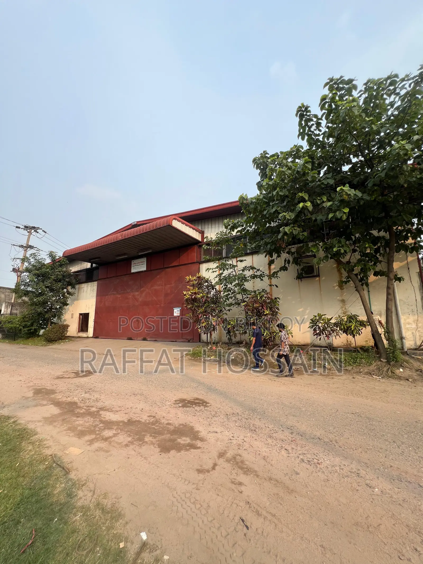Land and Factory Shed for Sale