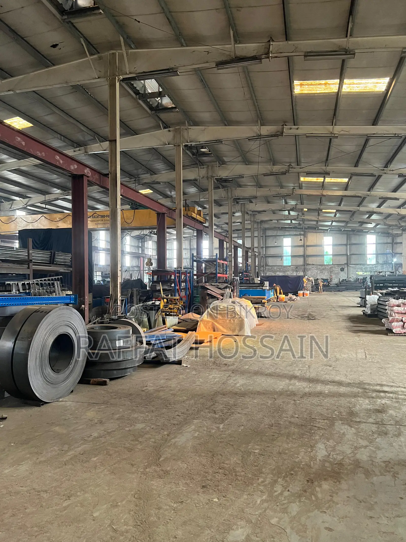 Land and Factory Shed for Sale