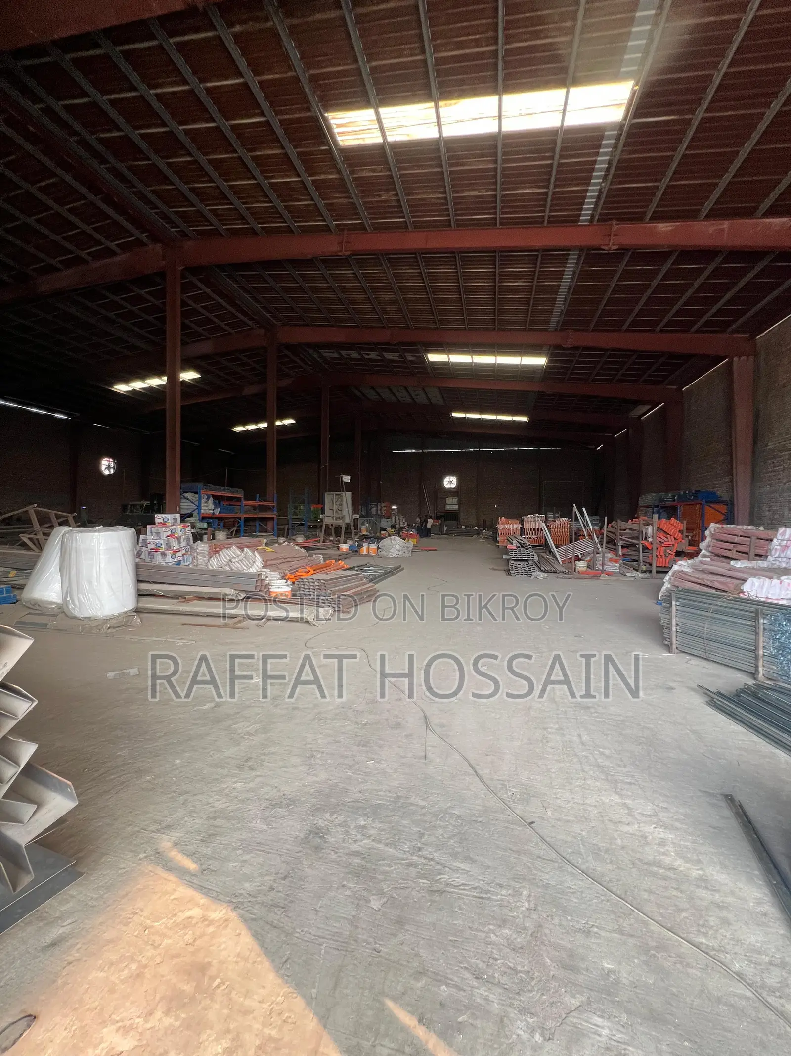 Land and Factory Shed for Sale