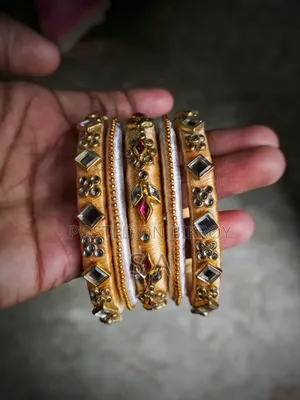 "Handmade Beautiful Bead Bangles."