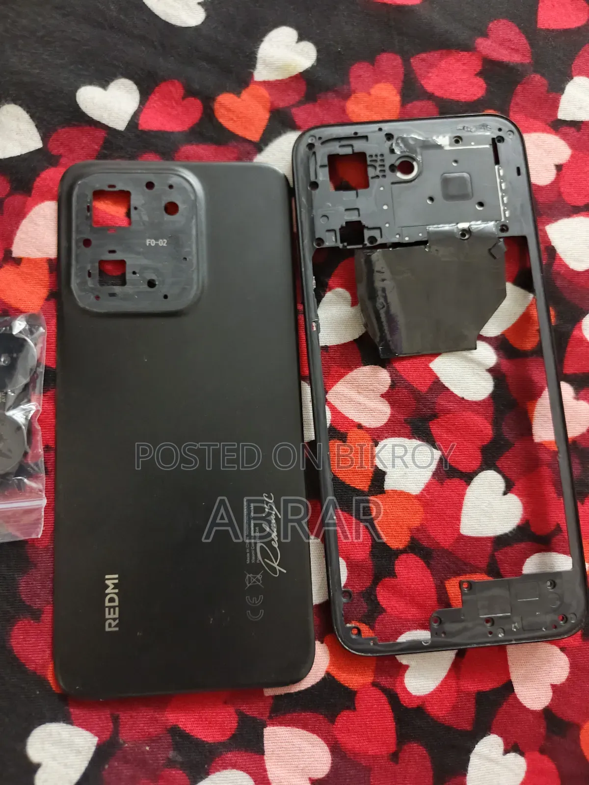 রেডমি ১৫সি ব্যাক শেল এবং সাইড ফ্রেম বিক্রয়