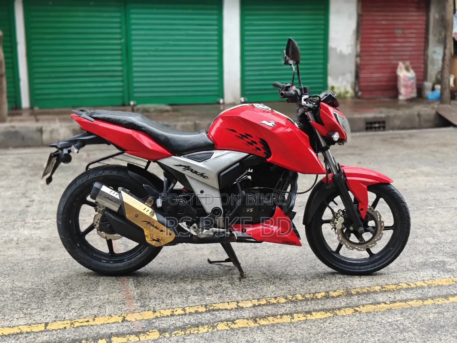 TVS Apache 160 4V 2019 Red
