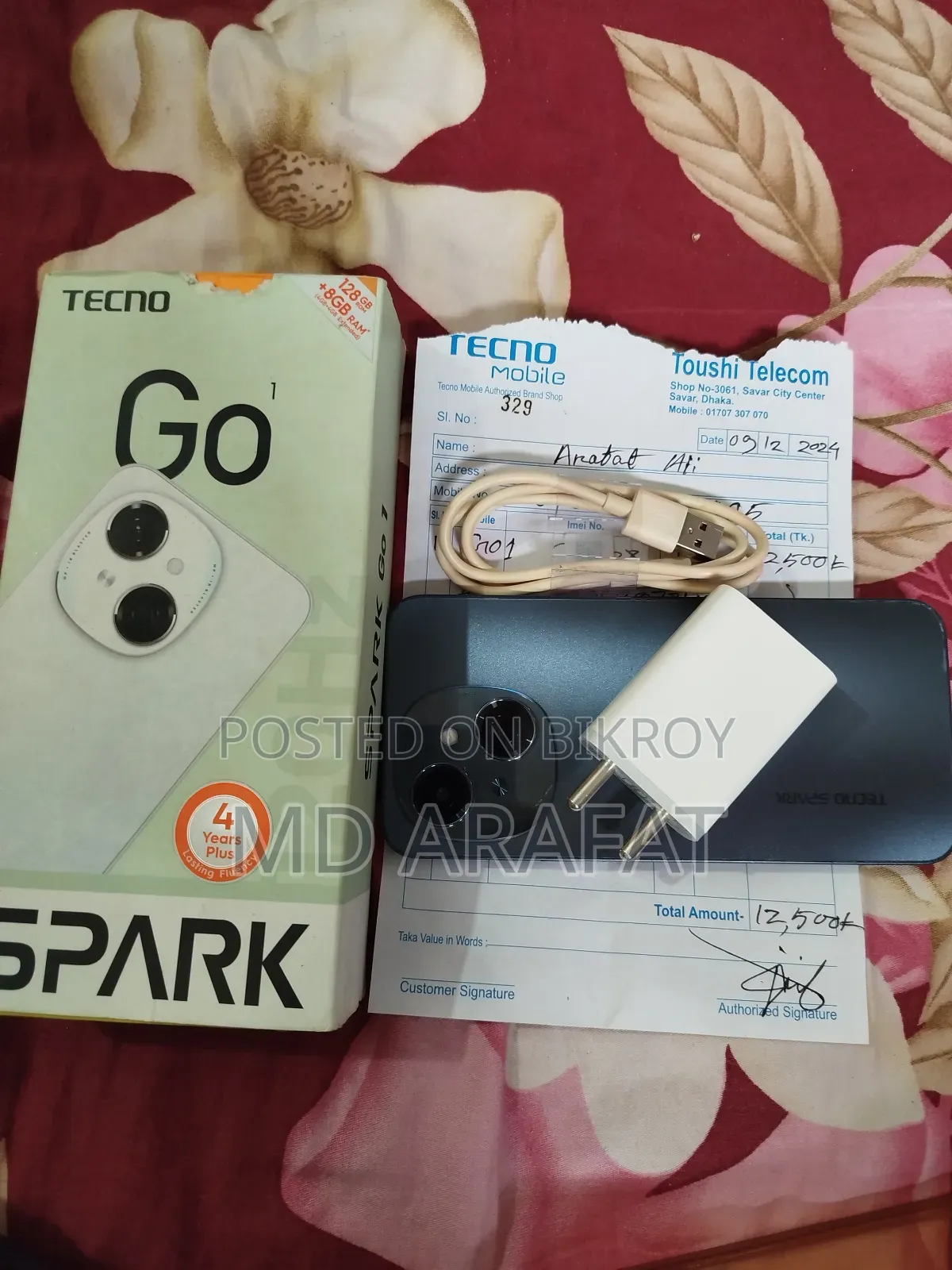 Tecno Spark Go 128 GB Black