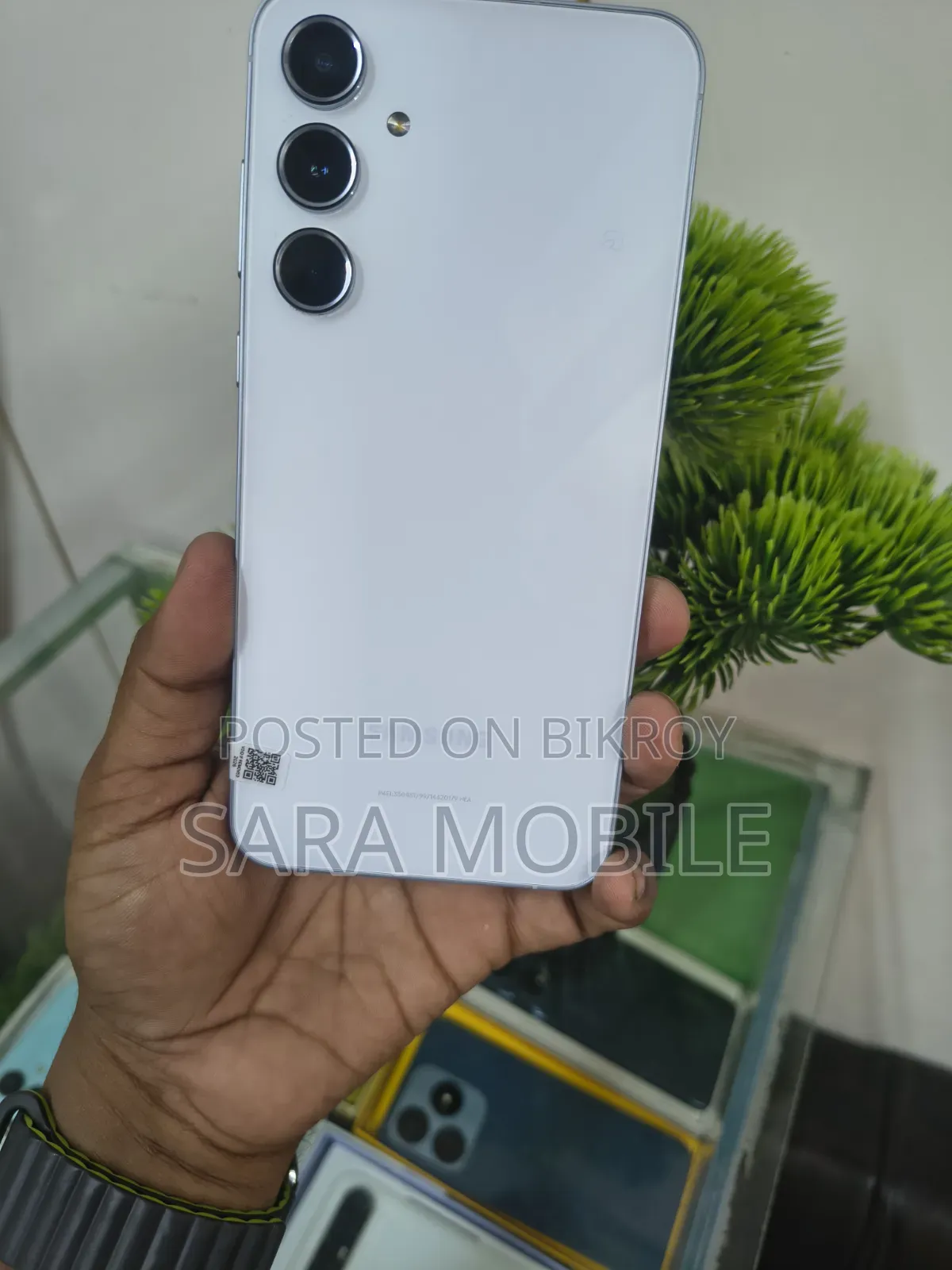স্যামসাং গ্যালাক্সি এ৫৫ ১২৮ জিবি সিলভার