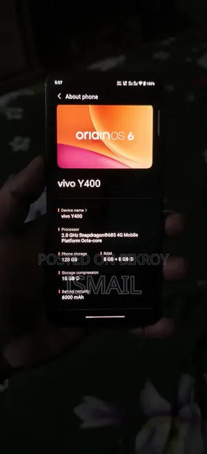 ভিভো ওয়াই ৪০০ ১২৮ জিবি