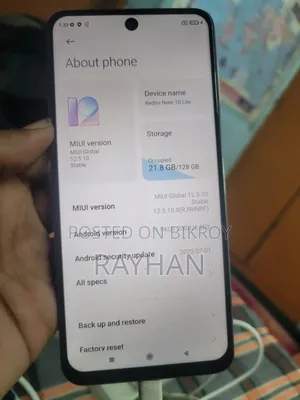 Xiaomi Mi Note 10 Lite 128 GB Gold