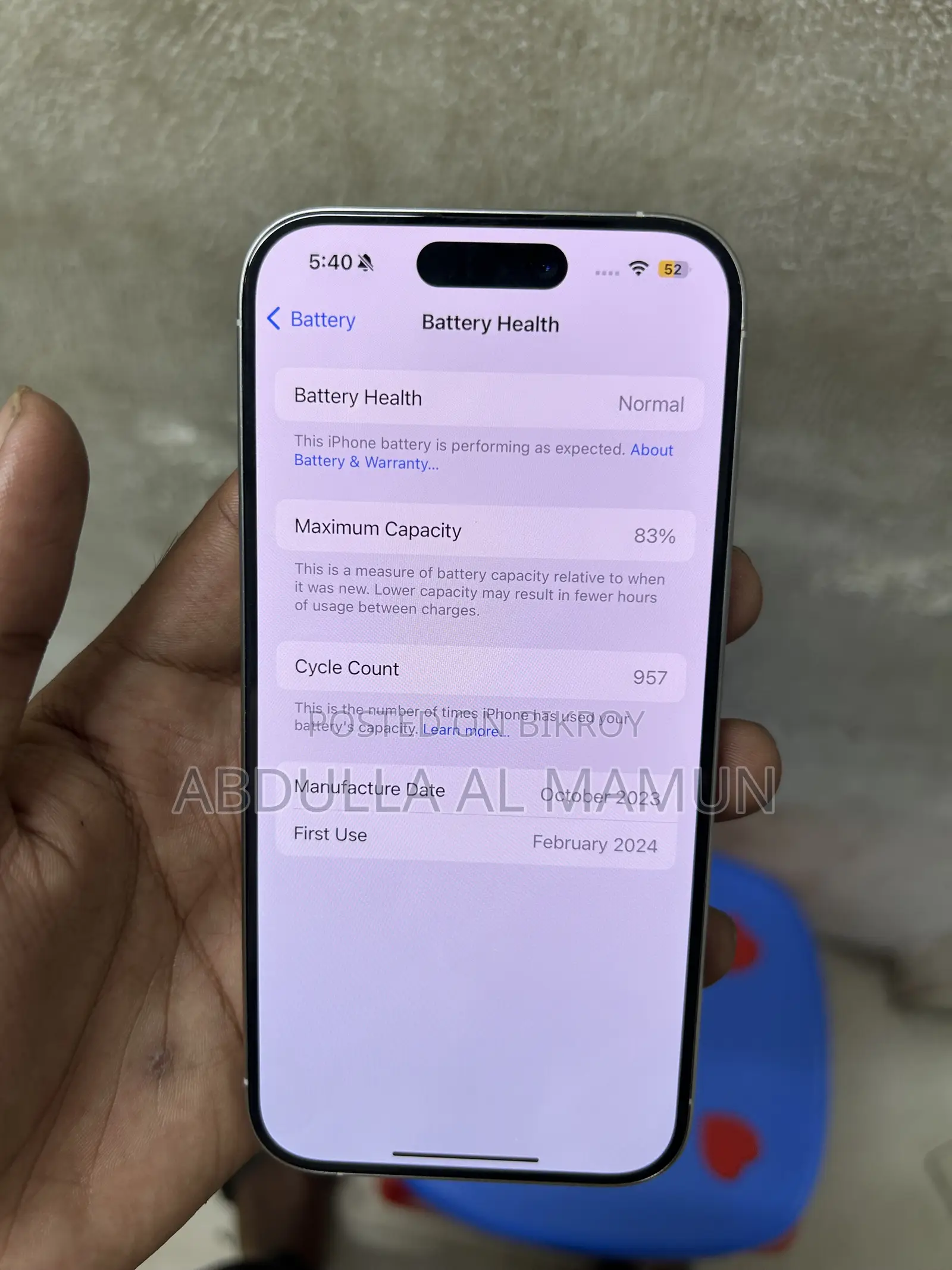 Apple iPhone 15 Pro 128 GB White