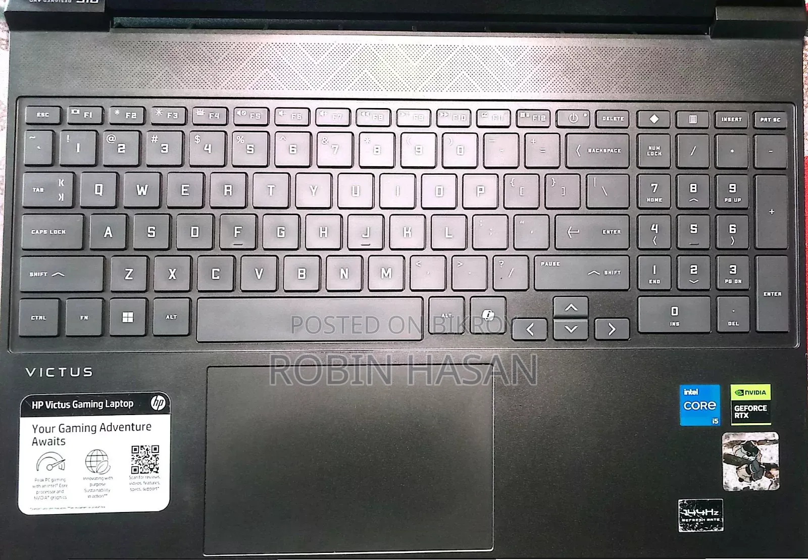 Laptop HP Victus 15 16GB Intel Core i5 SSD 512GB
