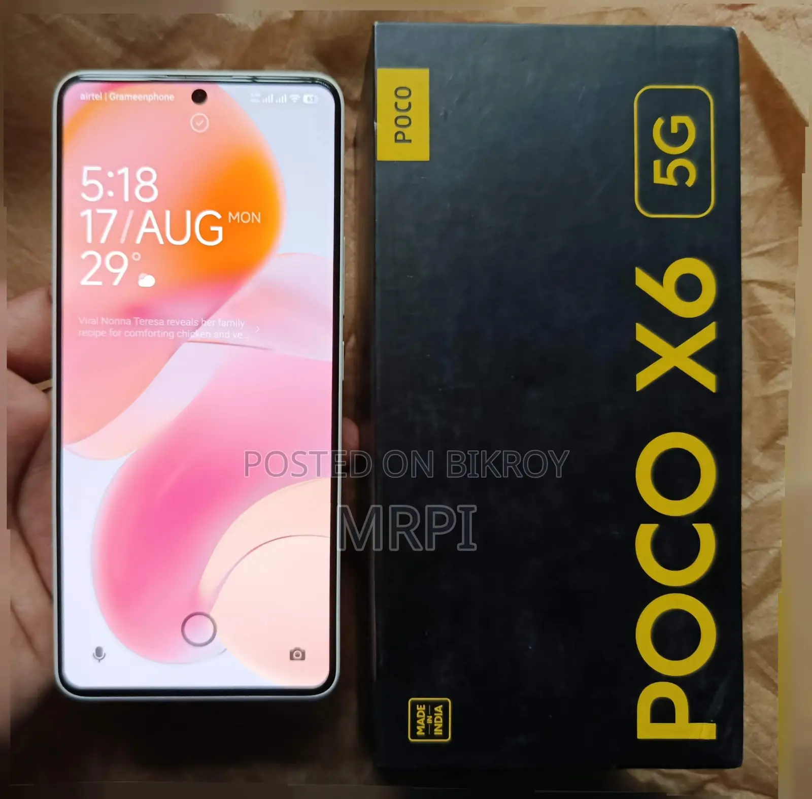 Xiaomi Poco X6 256 GB White