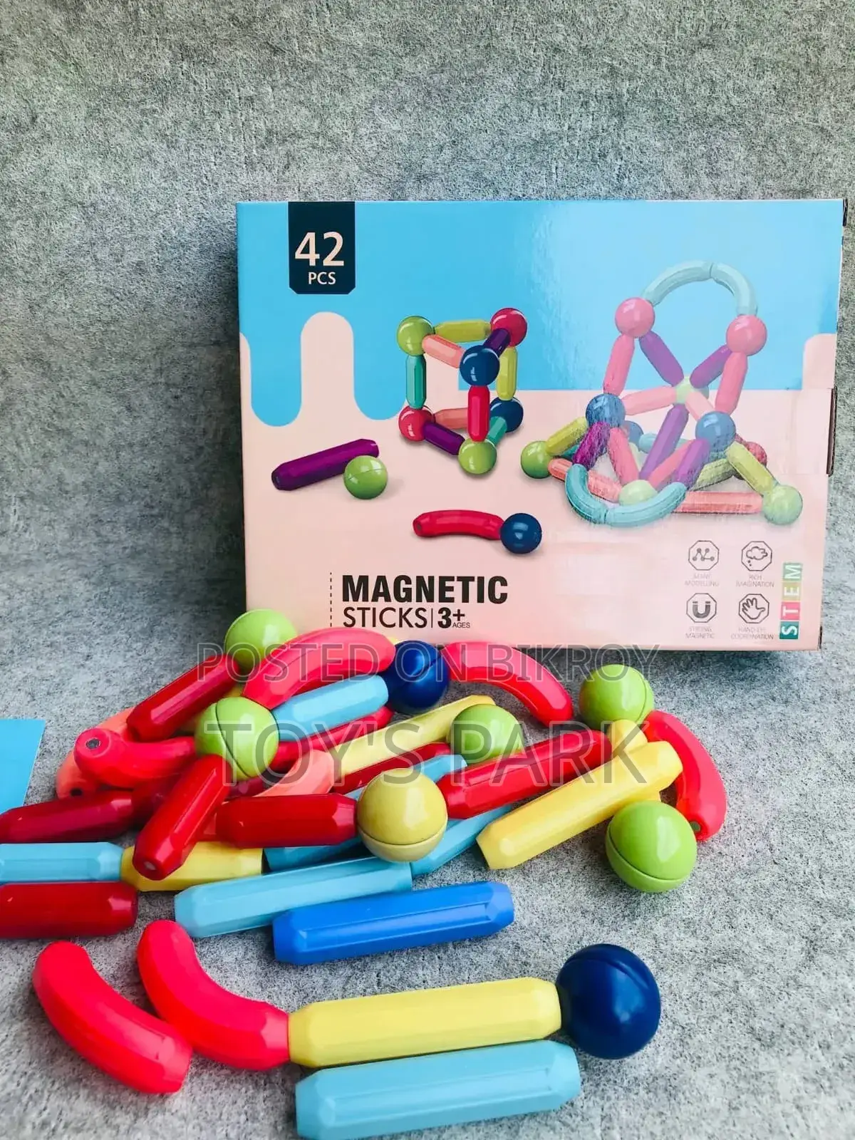 Stick Magnetic Blocks 36pes,42pes,64pes,84pes,100pes