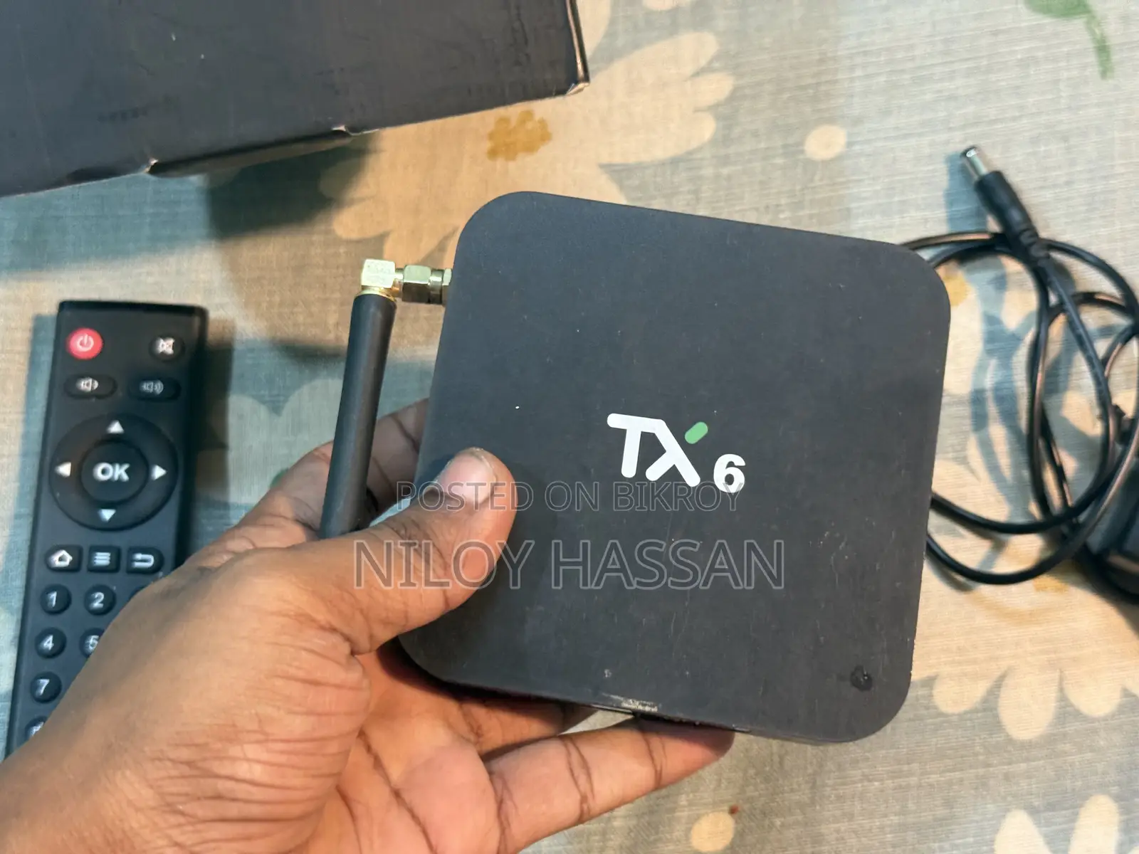 TX6 ৪জিবি র‍্যাম ৩২জিবি অ্যান্ড্রয়েড টিভি বক্স ।