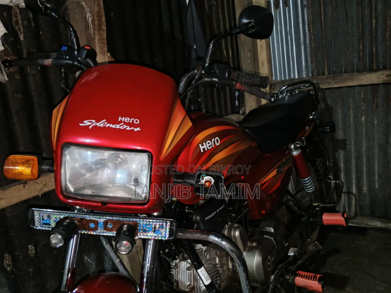 Hero Splendor Plus 2023 Red