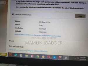Desktop Computer 8GB Intel Core i5 SSD 256GB
