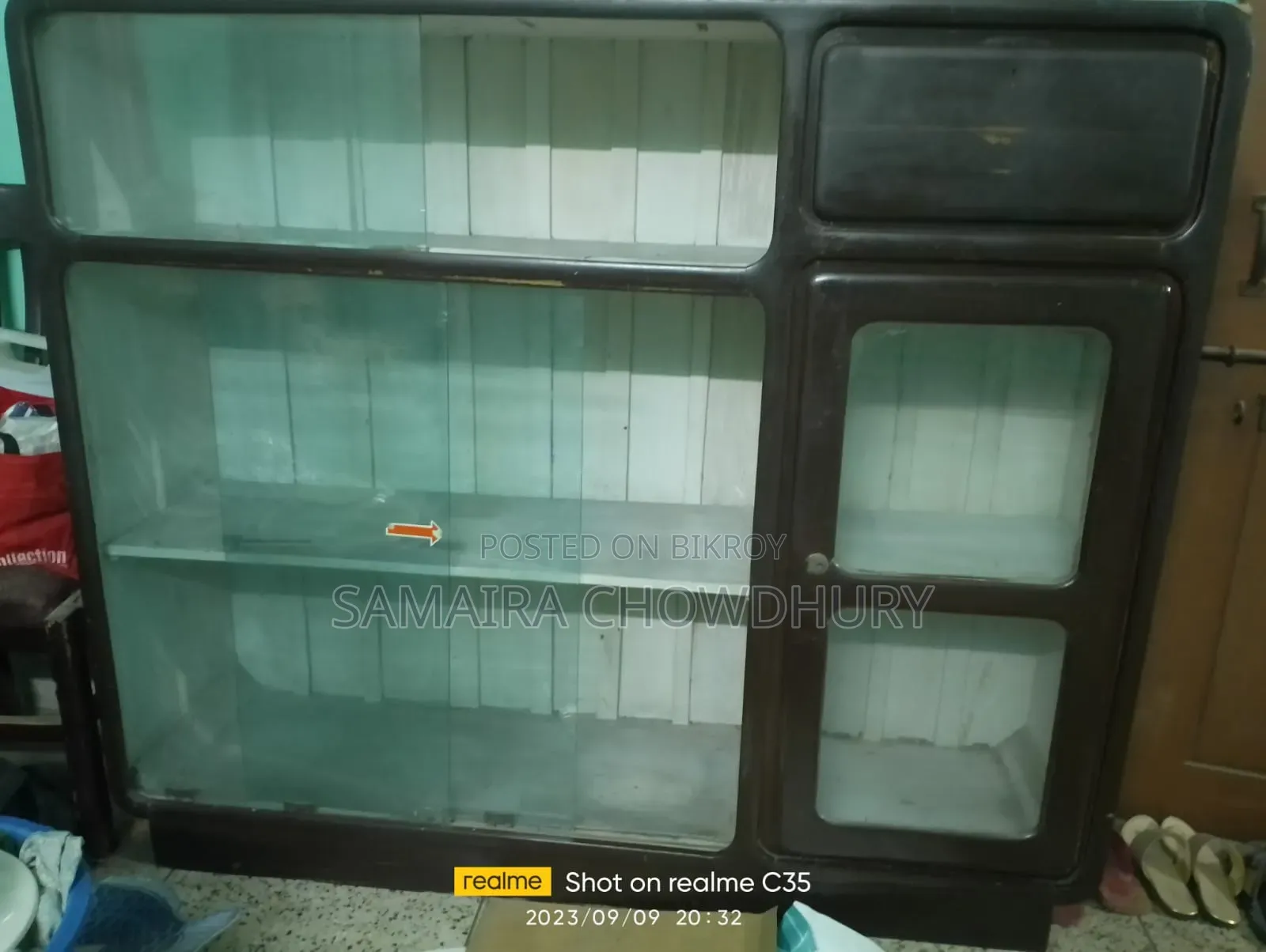 Teak Wood Showcase