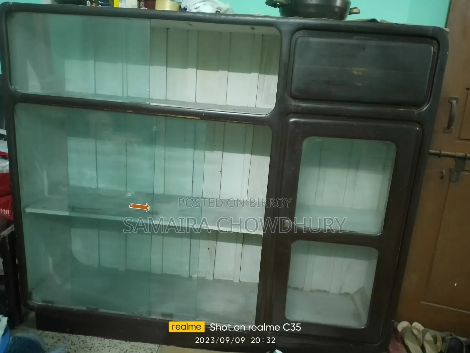 Teak Wood Showcase