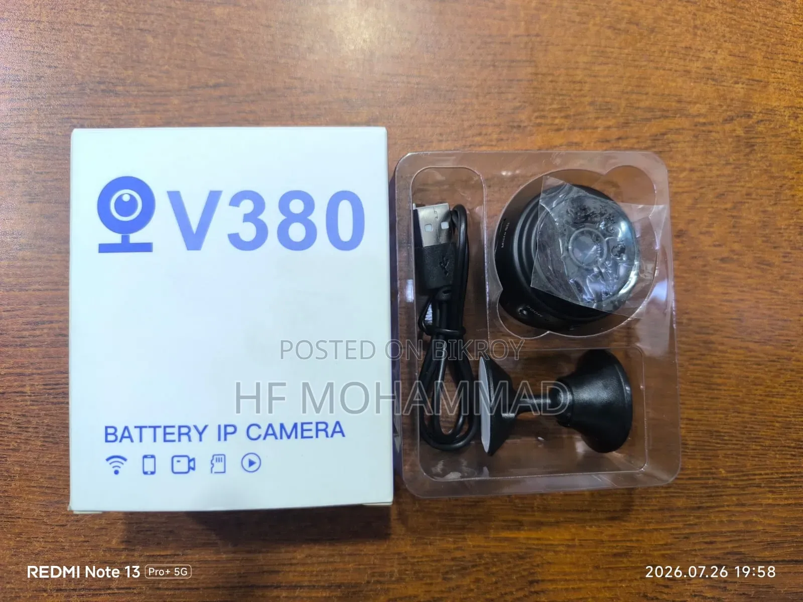 V380 Battery IP Camera – Mini WiFi Security Camera