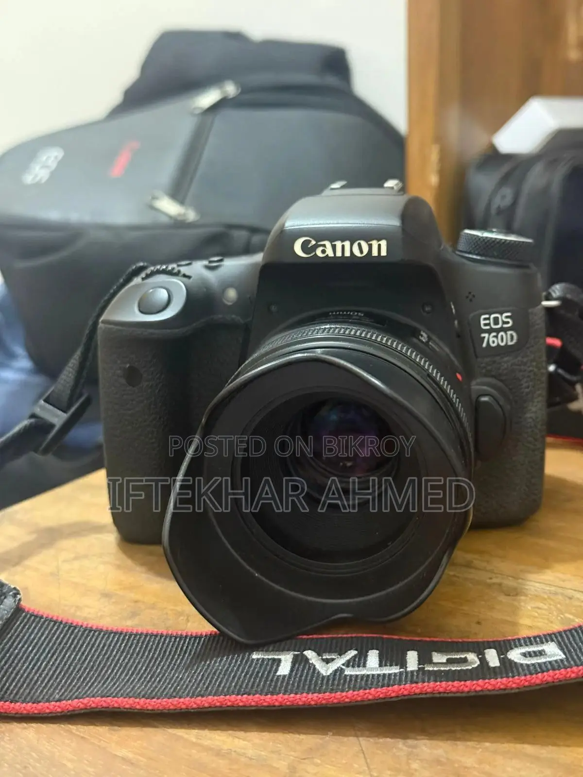 Canon 760d With Prime Lens 55mm