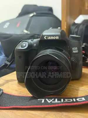 Canon 760d With Prime Lens 55mm