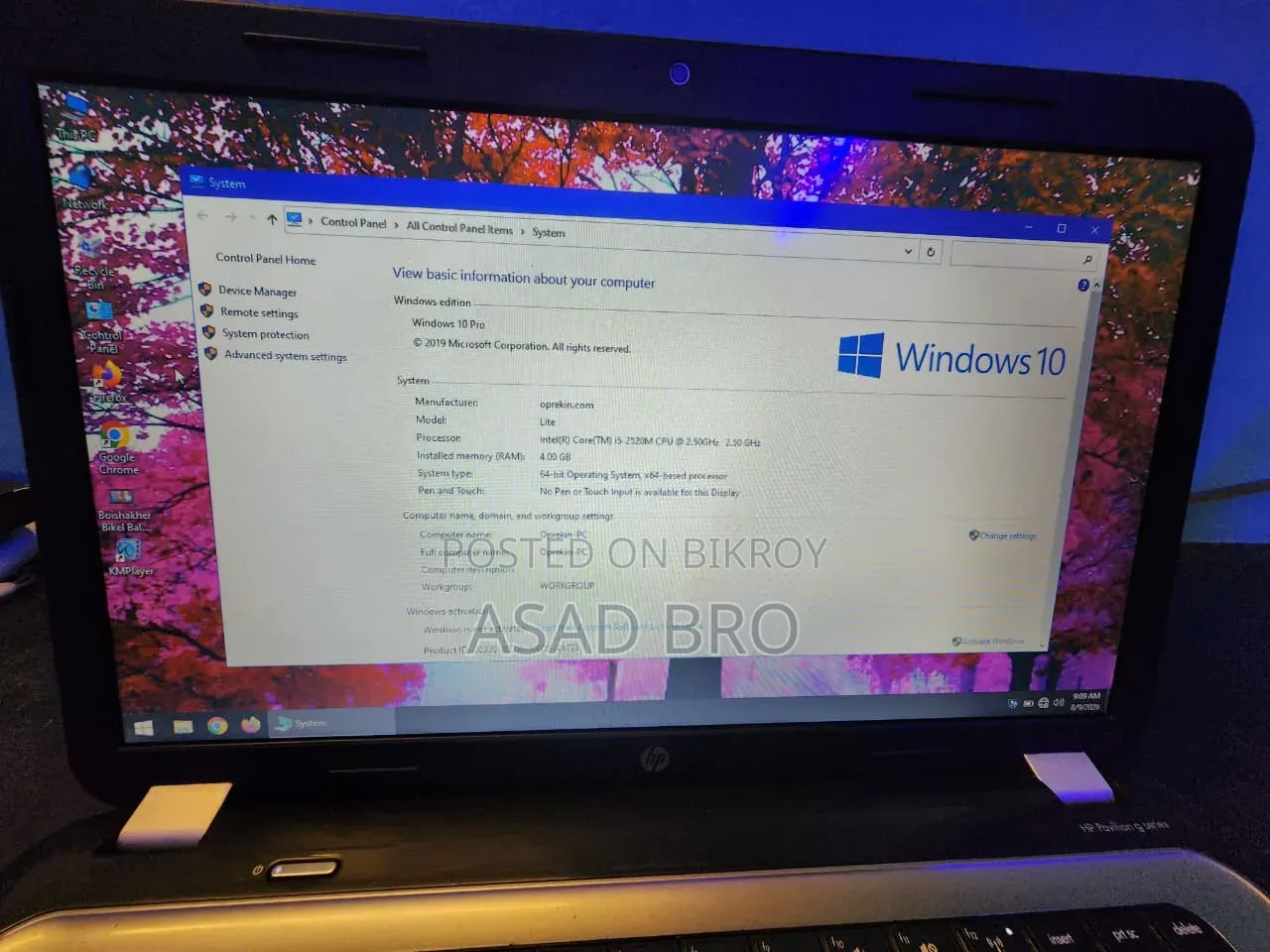 Laptop HP 655 4GB Intel Core I5 HDD 500GB