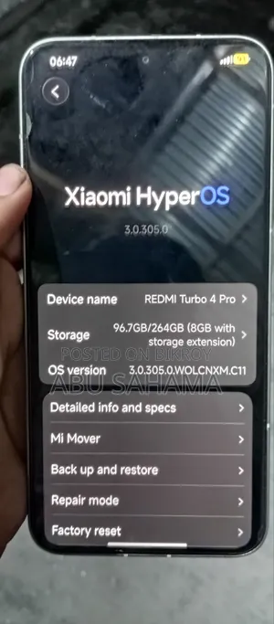 Xiaomi Redmi Turbo 4 Pro 256 GB Green