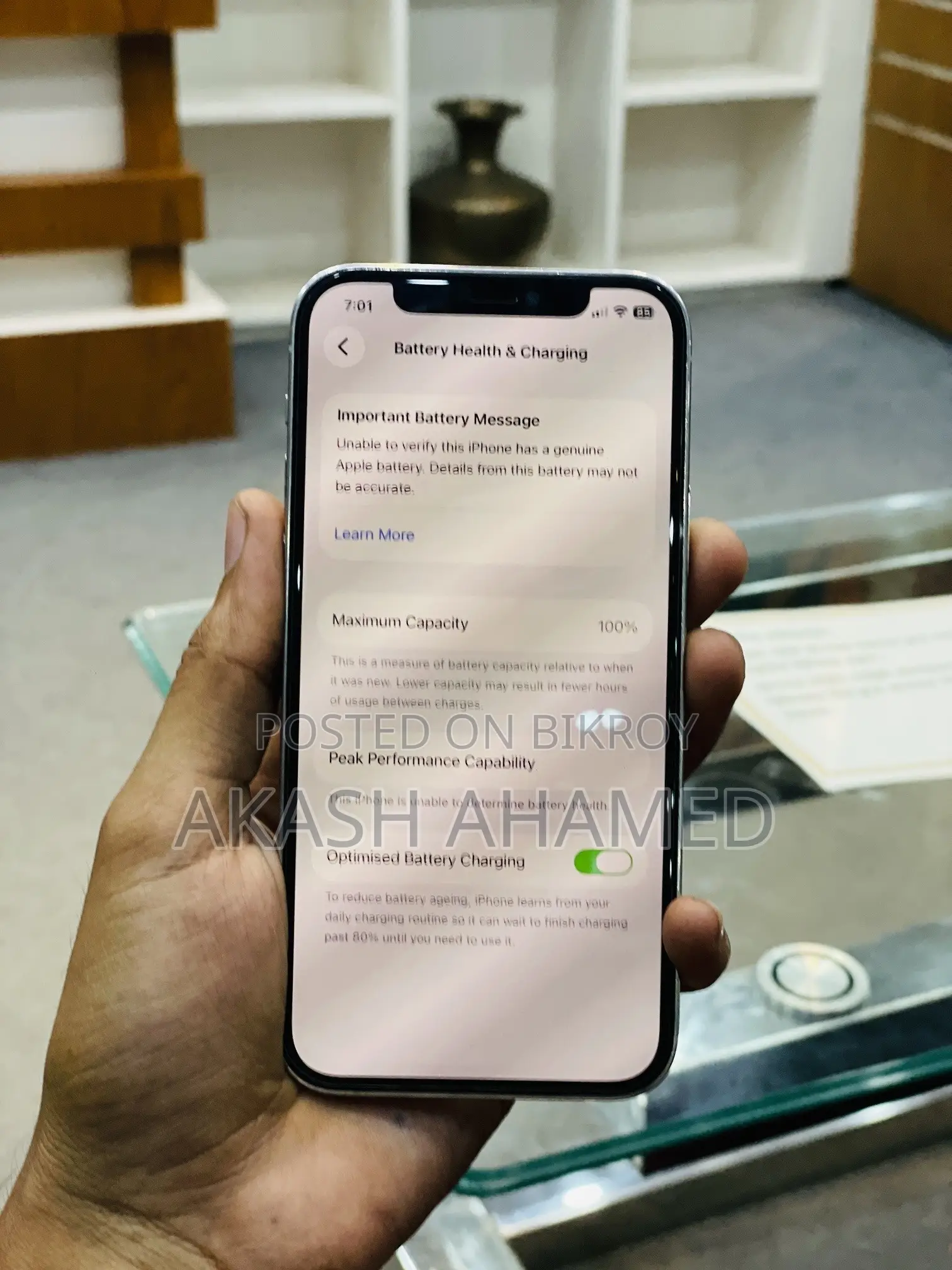অ্যাপল আইফোন ১২ প্রো ১২৮ জিবি হোয়াইট