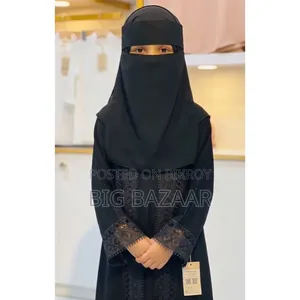 Kids Long Borka With Nikab