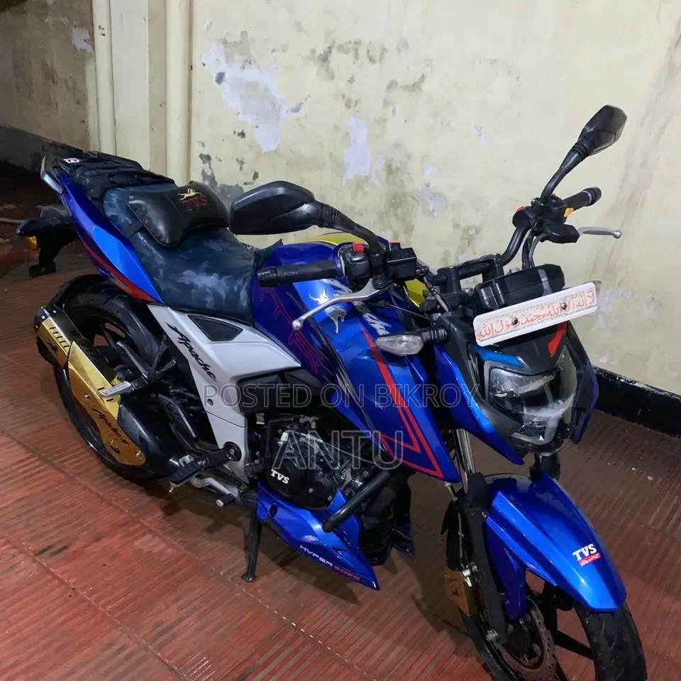 TVS Apache RTR 160 4V Fi 2021 Blue