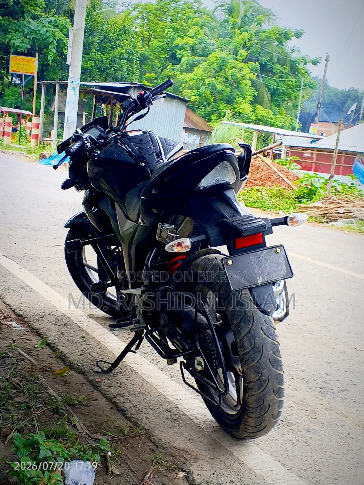 Suzuki Gixxer 2024 Black