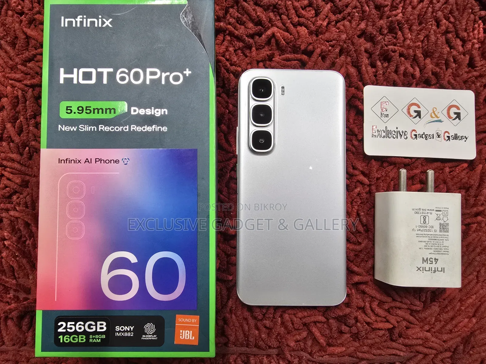 Infinix Hot 60 Pro+ 256 GB Silver
