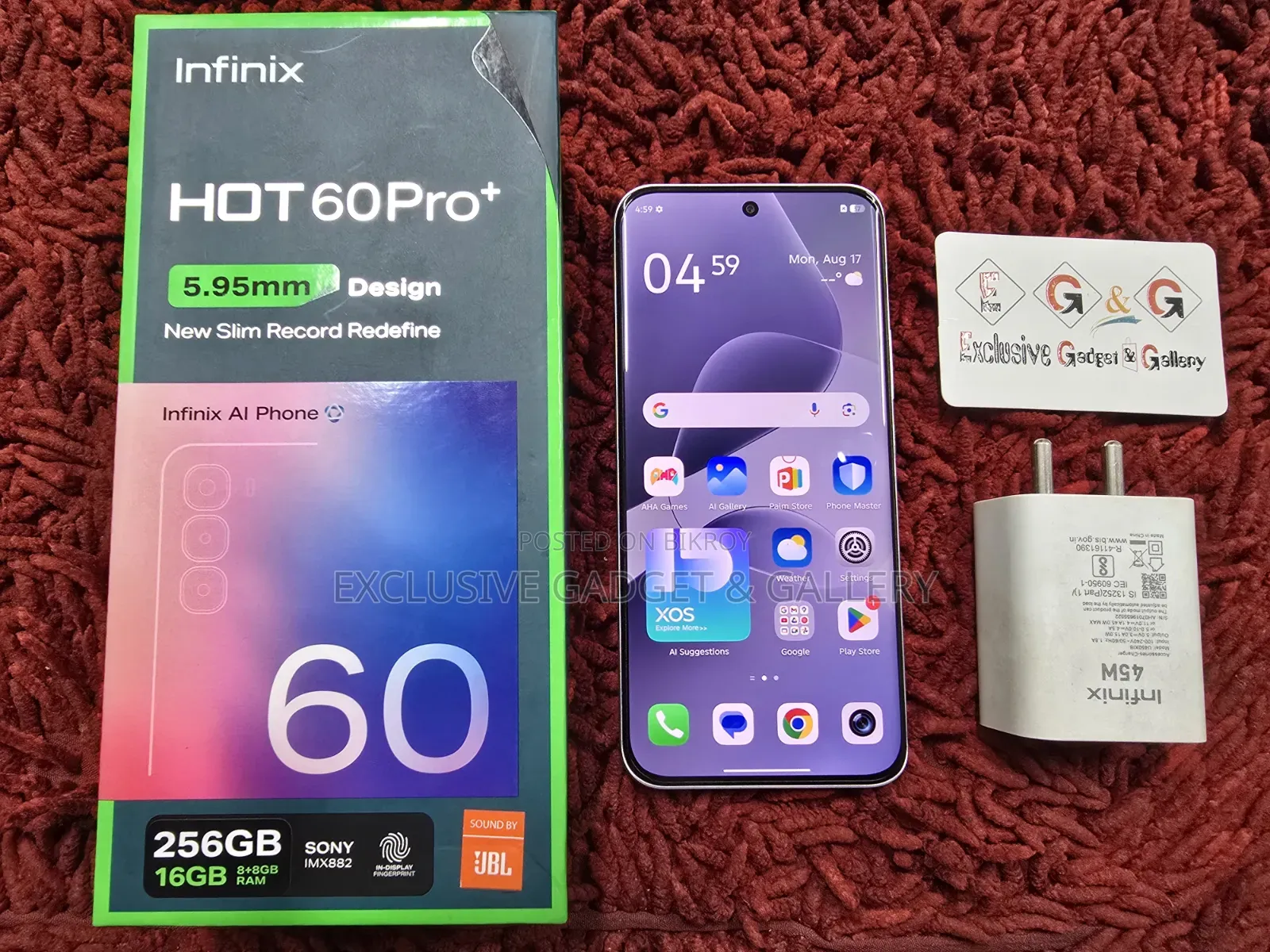 Infinix Hot 60 Pro+ 256 GB Silver