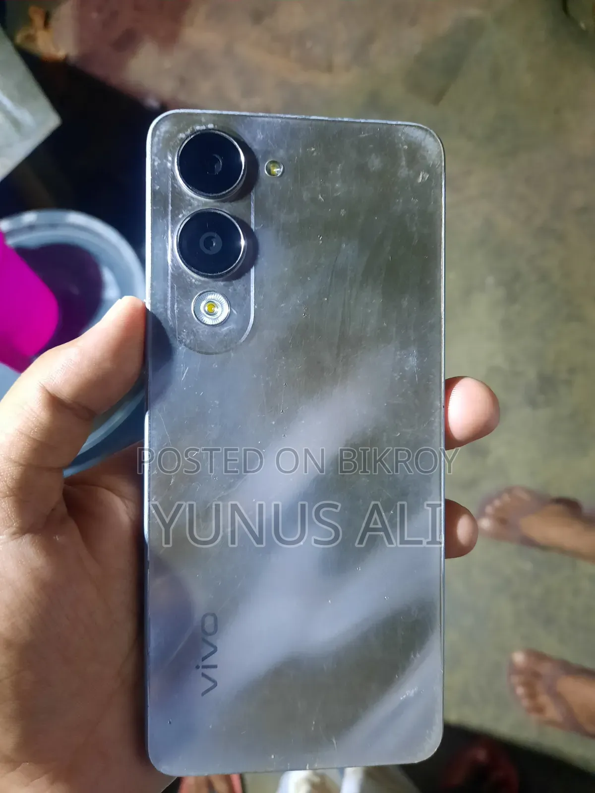 ভিভো ওয়াই০৪ ১২৮ জিবি সিলভার