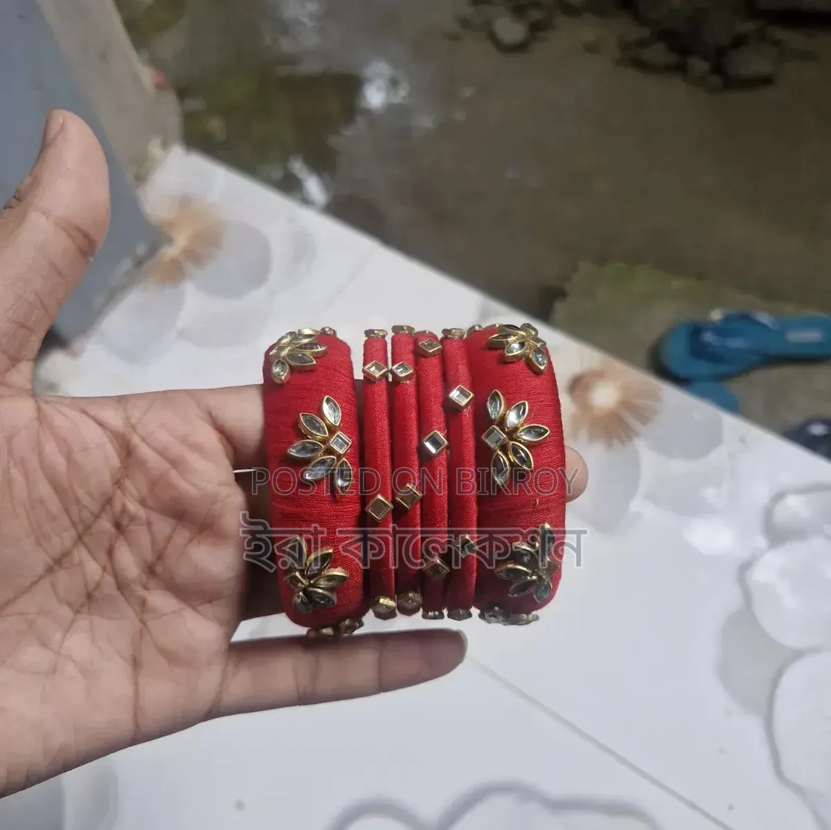 Handmade Kundan Bangles
